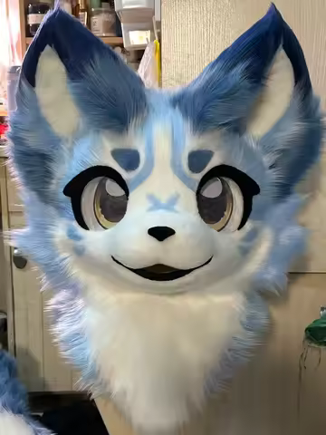 Fursuit cosplay custom fur head Kigurumi head cosplay Kemono fur suit handmade head beast custom fur