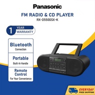 PANASONIC RX-D550GSX POWERFUL PORTABLE FM RADIO & CD PLAYER WITH BLUETOOTH® (RX-D550GSX-K)