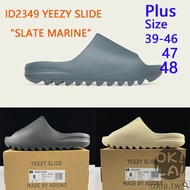 in stock Premium "SLATE MARINE" Yzy Slide Kanye West  Slippers Sandals plus size UK3-13 EU47 48