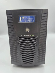 UPS เครื่องสำรองไฟฟ้ามือสอง (second hand)CLEANLINE MD-1000Y 1000VA/600W เปลี่ยนแบตใหม่สินค้าพร้อมใช้