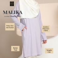 MALIKA IRONLESS BLOUSE MUSLIMAH BLOUSE KNITED TSHIRT MUSLIMAH BLOUSE LABUH BLOUSE PLUS SIZE