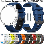 Sports Silicone Strap For Garmin Forerunner 970 965 955 945 935 Strap Watch Band 22mm For Garmin 970