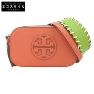 Tory Burch 鏡面迷你斜背包/單肩包，女士，橘色，成色極佳 [二手]