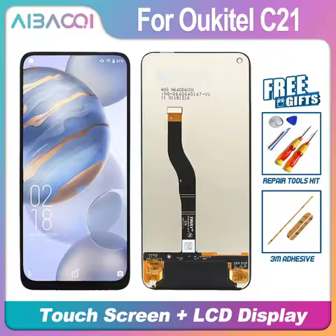 AiBaoQi Brand New 6.4 Inch Touch Screen+2244x1080 LCD Display Assembly Replacement For Oukitel C21 C