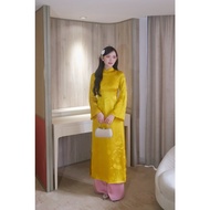 [LY LAN] Hoang Phu long-sleeved silk ao dai, luxurious ao dai, wedding ao dai, engagement ao dai (pa
