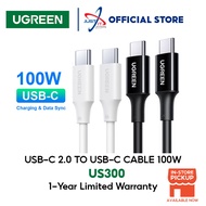 UGREEN US300 USB-C 2.0 To USB-C Cable - Black (100W/1M)