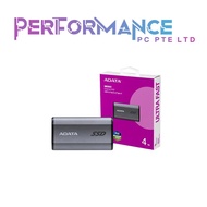 ADATA Elite SE880 EXTERNAL SOLID STATE DRIVE TITANIUM 4TB (5 YEAR WARRANTY BY CORBELL TECHNOLOGY PTE