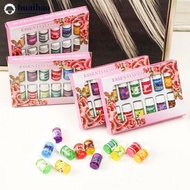 HUAIHAO 12Pcs 3ml Car Natural Plant Essential Oils Aroma Diffuser Air Humidifier Water-soluble Air F