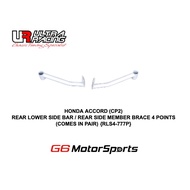 HONDA ACCORD (CP2) - ULTRA RACING BAR  REAR LOWER SIDE BAR / REAR SIDE MEMBER BRACE 4 POINTS (COMES 