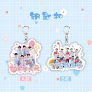 GANTUNGAN Tf Family gen 3 Keychain Tfamily gen 3 acrylic Keychain Chinese member motorcycle bag Keyc