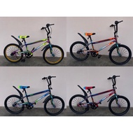 Basikal 20inch Bmx (80%Siap pasang)Titinium colour bicycle bmx tahan lasak rim alloy with colour champion
