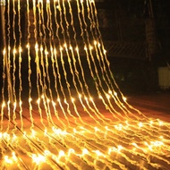 BaHaTaKo LED curtain light set with falling rain effect, waterproof for outdoor decoration