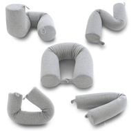 Memory Foam Twist Pillow Slow ReboundUCylindrical PillowPUFoldable Foam Memory Foam Pillow