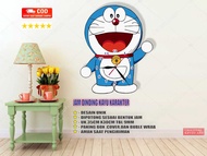 Jam dinding doraemon karakter unik lucu