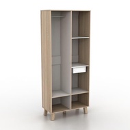 Pro wardrobe 2-door glass wardrobe