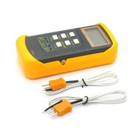 Professional LCD Thermocouple Thermometer -50C-1300C K-Type Digital Temperature Meter Dual Channel Probe C/F/K Swift Dat