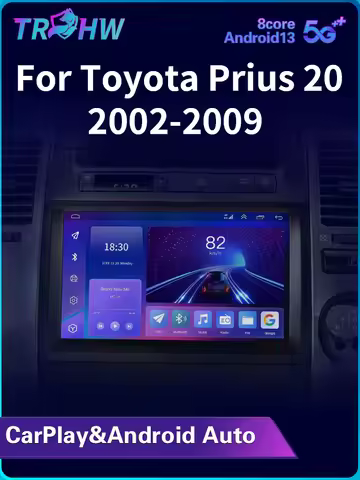 Car Radio Carplay Auto For Toyota Prius 20 2002 2003 2004 2005 2006 2007 2008 2009 Multimedia Player