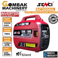 SENCI SC2000iL Low Noise Inverter Gasoline Generator - 2000Watt/2KW WITH RECOIL START - 6 Months loc