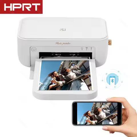 HPRT Color Photo Printer 300 DPI High-Resolution Instant Photo Printer Wireless Thermal Photo Printe