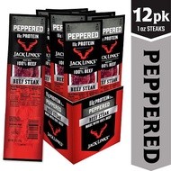 ☘️12x1oz Best B4 01/2026 Jack Link’s Premium Cuts Beef Steak, Peppered
