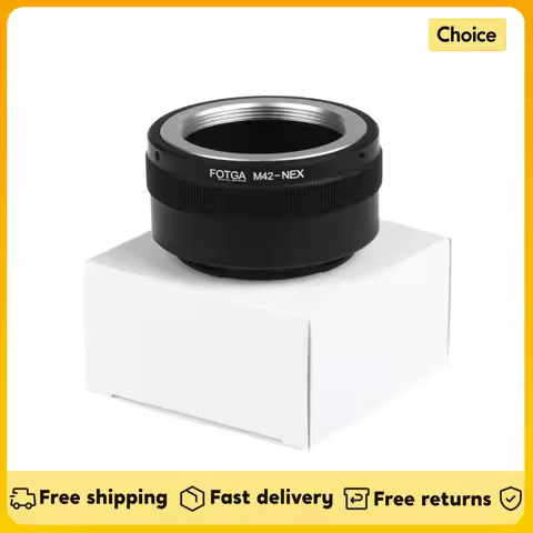 Fotga M42 Metal Adapter Ring Camera Lens Adapter for M42 Lens to Sony NEX NEX3 NEX5n NEX5t A7 A6000 