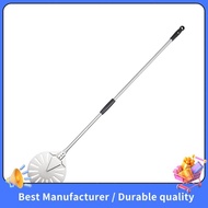 【NEW】9 Inch Stainless Steel Pizza Turning Peel with Alloy Handle and 56 Inch Long Pizza Shovel for P