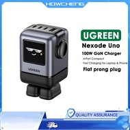 UGREEN 100W 4-Port GaN Charger Compact Power Adapter for Laptop, Tablet, Phone & Gaming Devices