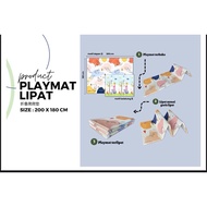 Foldable carpet Playmat 200x180