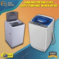 HARGA PROMO - Sarung Mesin Cuci 1 Tabung Untuk 7kg 8kg 9kg LG Sharp Samsung Politron Tosiba Aqua Bukaan Atas /  Cover Mesin Cuci 1 Tabung Buka Atas Anti Air &amp; Penutup Mesin Cuci 1 Tabung