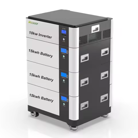 Delong All In One Solar Stackable Battery Storage With Inverter Home Power Lifepo4 50kwh 45kwh 40kwh
