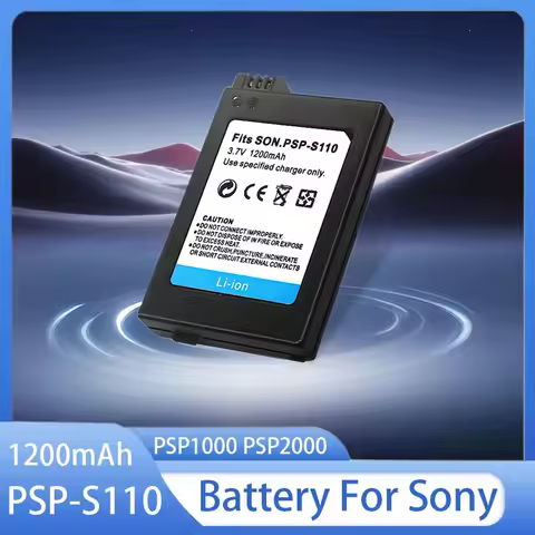 PSP-S110 Battery 1200mAh Rechargeable Batteries For Sony PSP1000 PSP2000 PSP3000 PlayStation Portabl