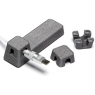 Magnetic Cable Organizer Set – 3-Piece Cord Keeper with Weighted Base, Non-Slip Silicone & Hook-and-