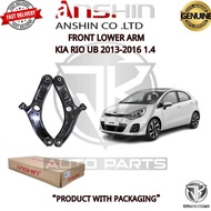 #ANSHIN#JAPAN FRONT LOWER ARM WITH BALL JOINT KIA RIO UB 2013-2016 1.4 (KIA-54501-1W000/KIA-54500-1W