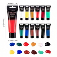 Acrylic Paint, Rich Pigments Colors (75ml/2.54oz) Acrylic Paint Set, Heavy Body Acrylic Paints, Rich