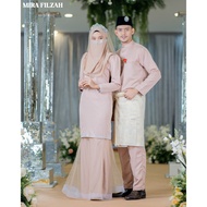 FULLSET KURUNG MODEN MIRA FILZAH {NUDE CHAMPAGNE} NIKAH l TUNANG BY MOFF