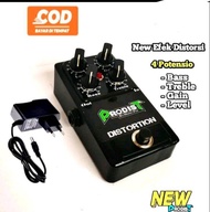 Efek Gitar listrik- Efek Gitar Distorsi 4 Potensio& 2 Potensio Plus Adaftor+Efek Gitar Double Disto