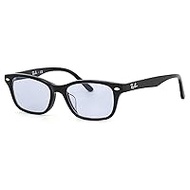 RayBan RX5345D 2000 Sunglasses, 53 Sizes, Light Blue Smoke, Light Color Lens Set, RayBan Glasses Frame, UV Protection, Round Glasses, Black Rim, Light Colors, Light Colors