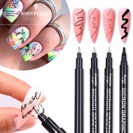 BORN PRETTY Black Graffiti Pen For 3D Nail Art DIY Polish Pen Paint Liner Pens Manicure Nail Design 