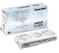 PowerColor Hellhound Spectral White AMD Radeon RX 7800 XT 16GB GDDR6 Graphics Card สินค้ารับประกัน 3 ปี