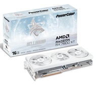 PowerColor Hellhound Spectral White AMD Radeon RX 7800 XT 16GB GDDR6 Graphics Card สินค้ารับประกัน 3