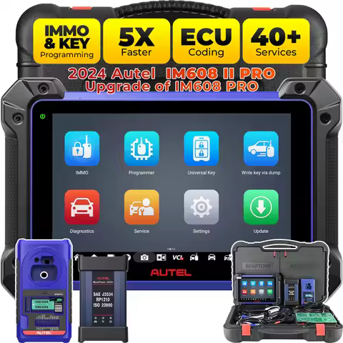 Autel MaxiIM IM608II IM608 PRO II Full IMMO Key Programmer Set J2534 ECU Programming Coding Scan Too