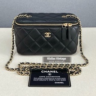 CHANEL 羊皮長盒子