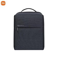 小米（MI）極簡都市雙肩包 休閒商務筆記本電腦包15.6英寸 男女書包雙肩背包 黑色灰色