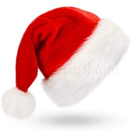 2024 Plush Christmas Hat Adults Kids Christmas Decorations For Home Xmas Santa Claus Gift Warm Winter Caps Navidad Christmas Decoration Product