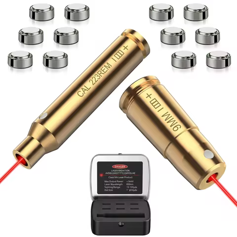 9mm Laser Bore Sight 9mm Luger Laser Collimator 223 Laser Boresighter 223REM Boresighter