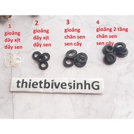Shower gasket, toilet spray gasket, supply wire gasket epdm rubber material - rubber gasket - shower