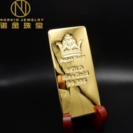 High-Quality 1:1 Original Copy Swiss Gold Bar P1kilo/1000G/1KG 24K Gold Plated Bar   Gold Bullion Re