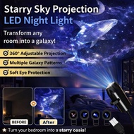 Sleep Companion 【Starry Night Light/Ocean Theme/Atmospheric Vibe】Ocean Whale/Butterfly Night Light/ 