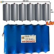 Pin 32650 3.2v cho đèn năng lượng mặt trời từ 20w đến 1000w(có mạch bảo vệ 1S)