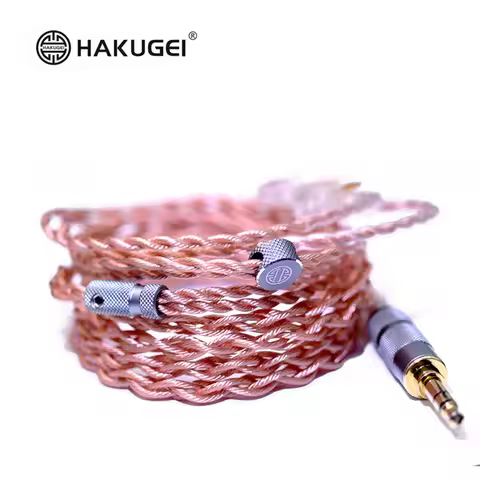 FENGEU HAKUGEI Copper 7NOCC Litz Cable 22awg HiFi Earphone Upgrade Cable MMCX 2Pin 0.78mm A2DC IE80/